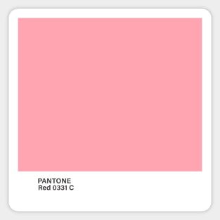 pantone Red 0331 C Sticker